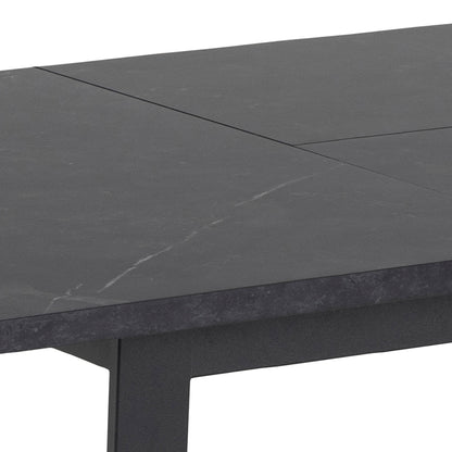 Amble Dining Table with Black Marble Effect