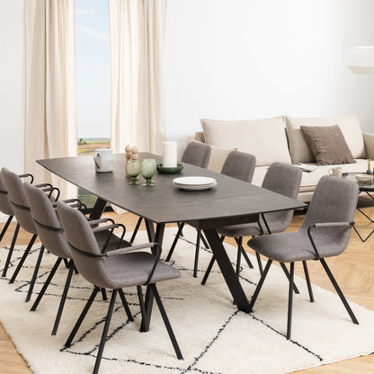 Blackburn Black Ceramic Dining Table