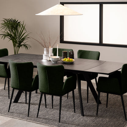 Blackburn Black Ceramic Dining Table