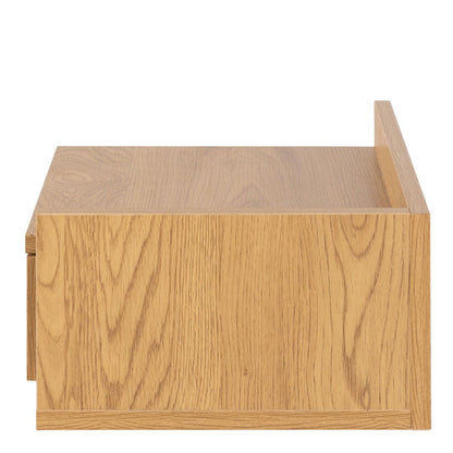 Ashlan Square Bedside Table with 1 Drawers in Oak