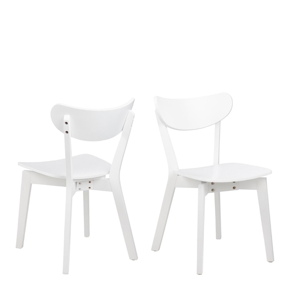 Roxby Dining Chair in White Set of 2