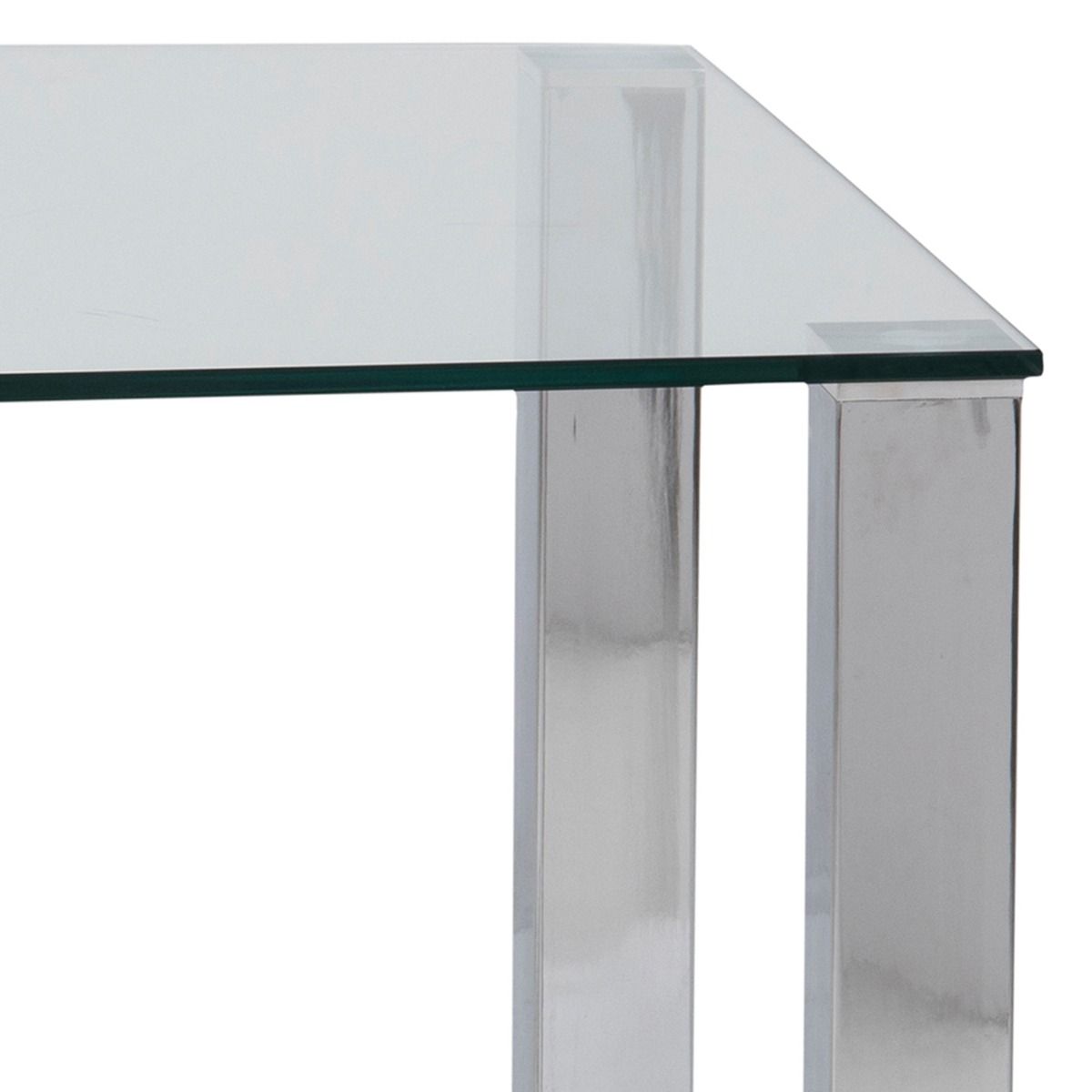 Kante Dining Table with Glass Top