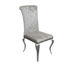 Nicole Dining Chair ALL COLOURS with Plain Back, Line Cross Stitch