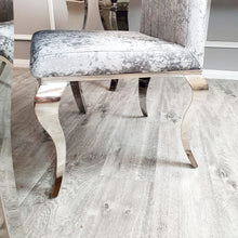 Nicole Dining Chair ALL COLOURS with Plain Back, Line Cross Stitch