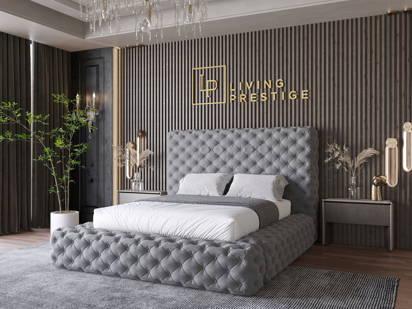Ambassador Buttoned Bed