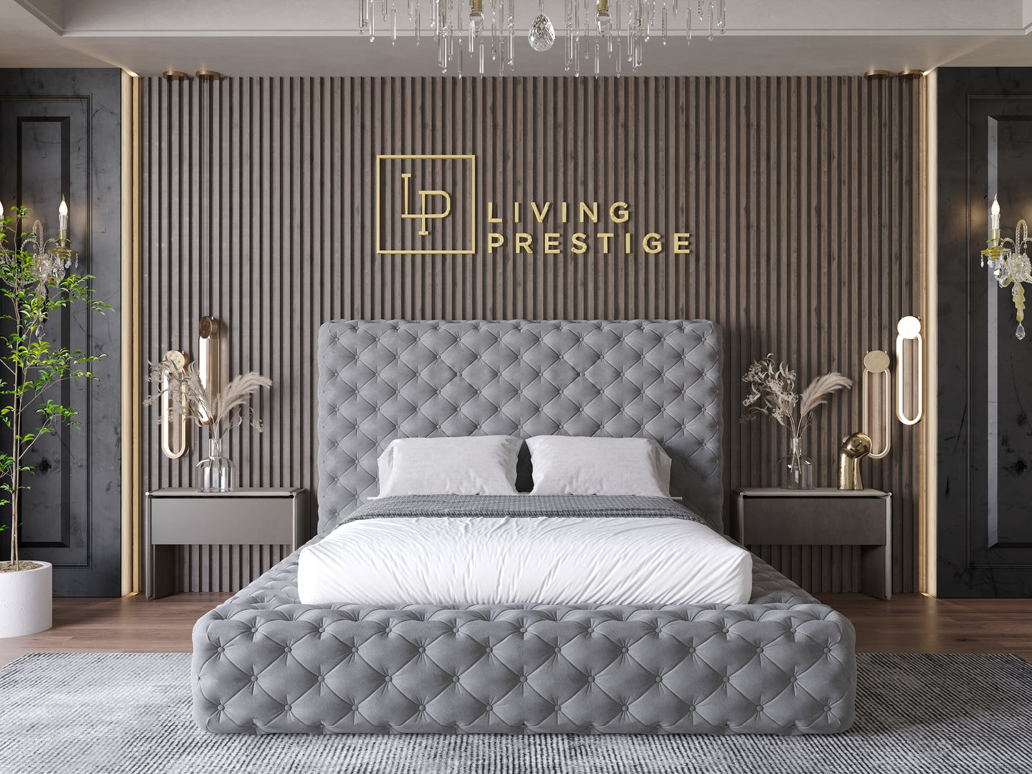 Ambassador Buttoned Bed