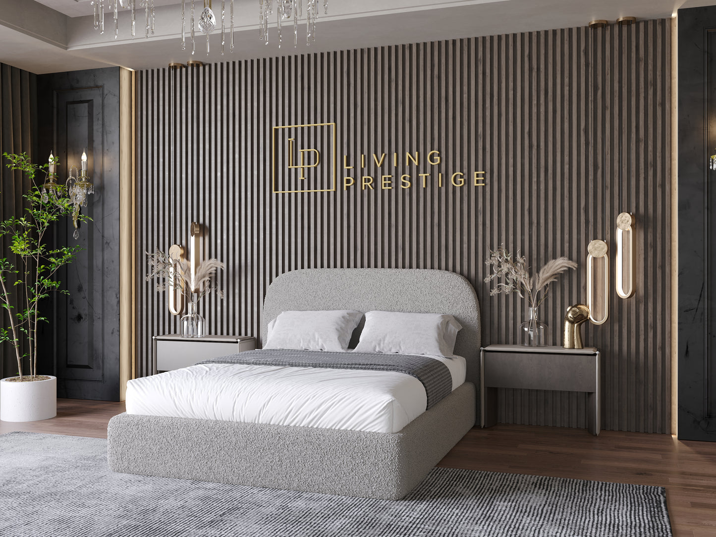 Cordoba Boucle Bed