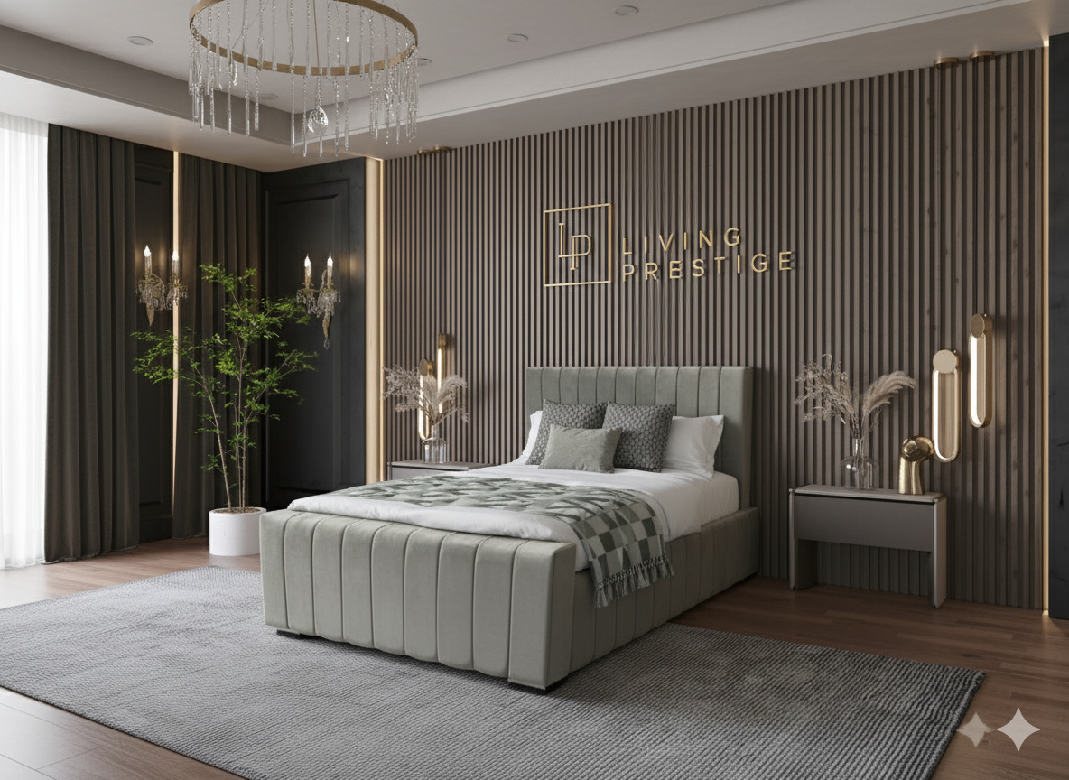 Charlotte Vertical Panelled Bed