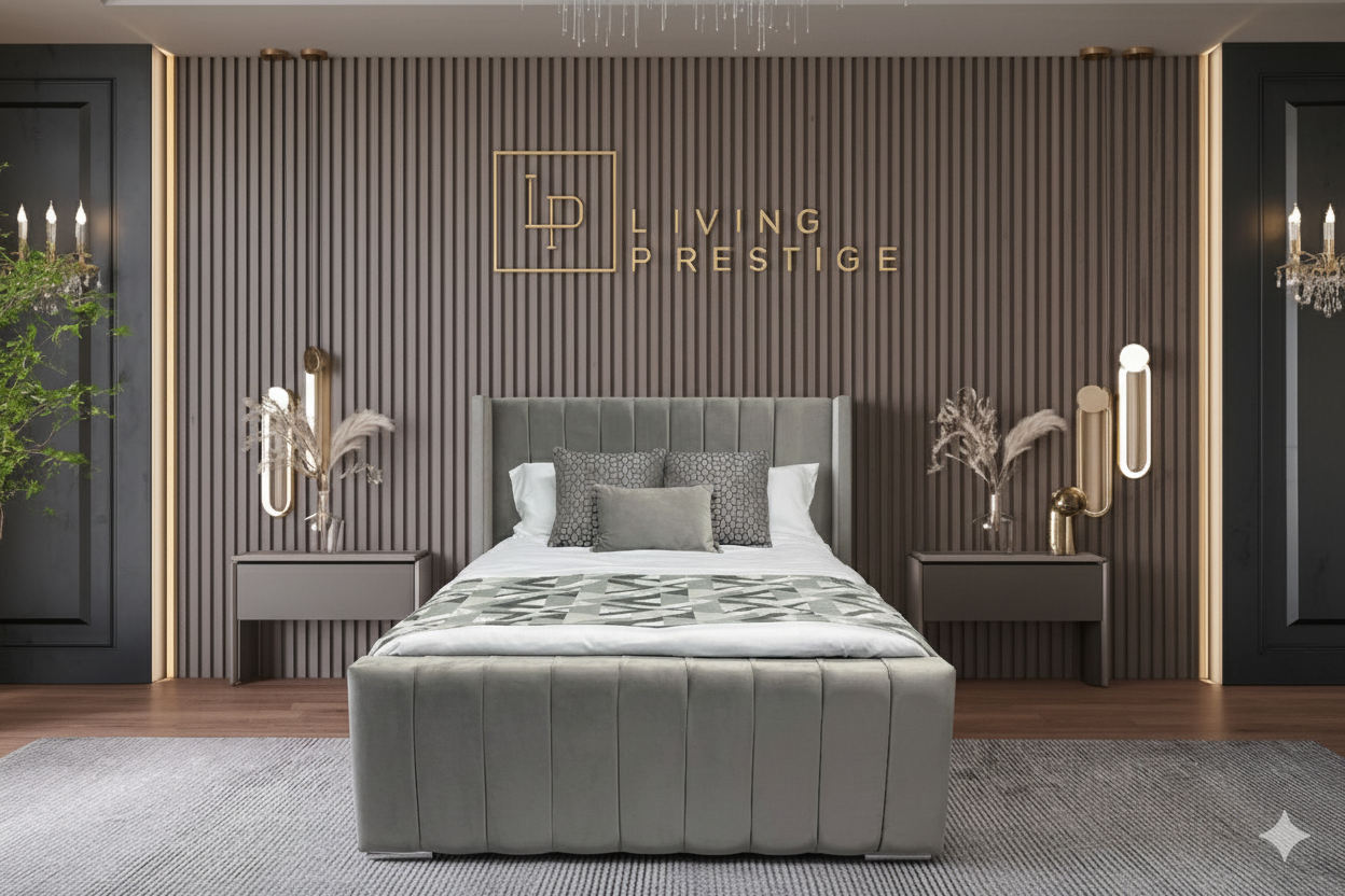 Charlotte Vertical Panelled Bed