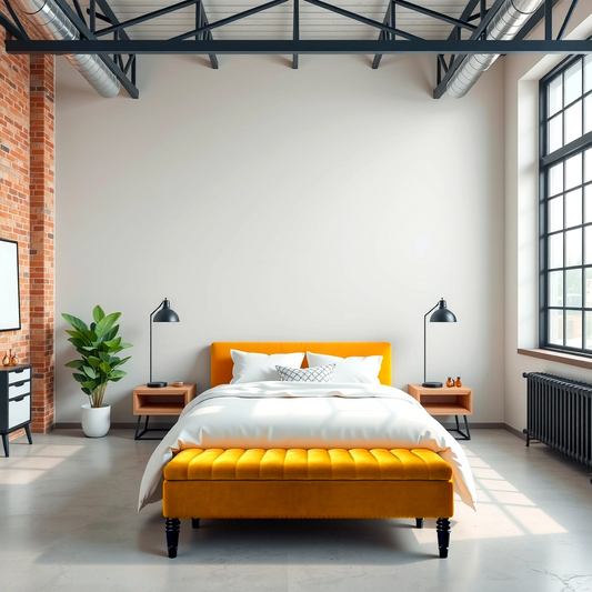 Como Quilted Storage Bench With Legs