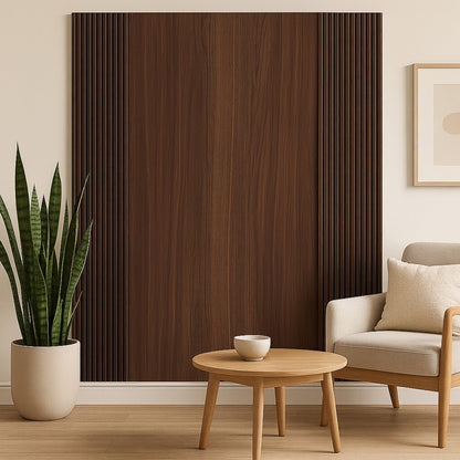 WPC Wood Effect Flat Style Wall Panels