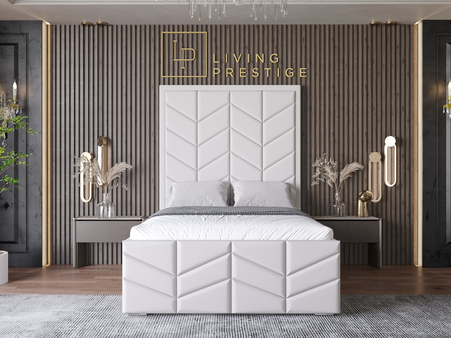 Osaka High Headboard Bed